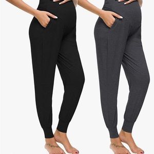 2 pairs maternity casual pants